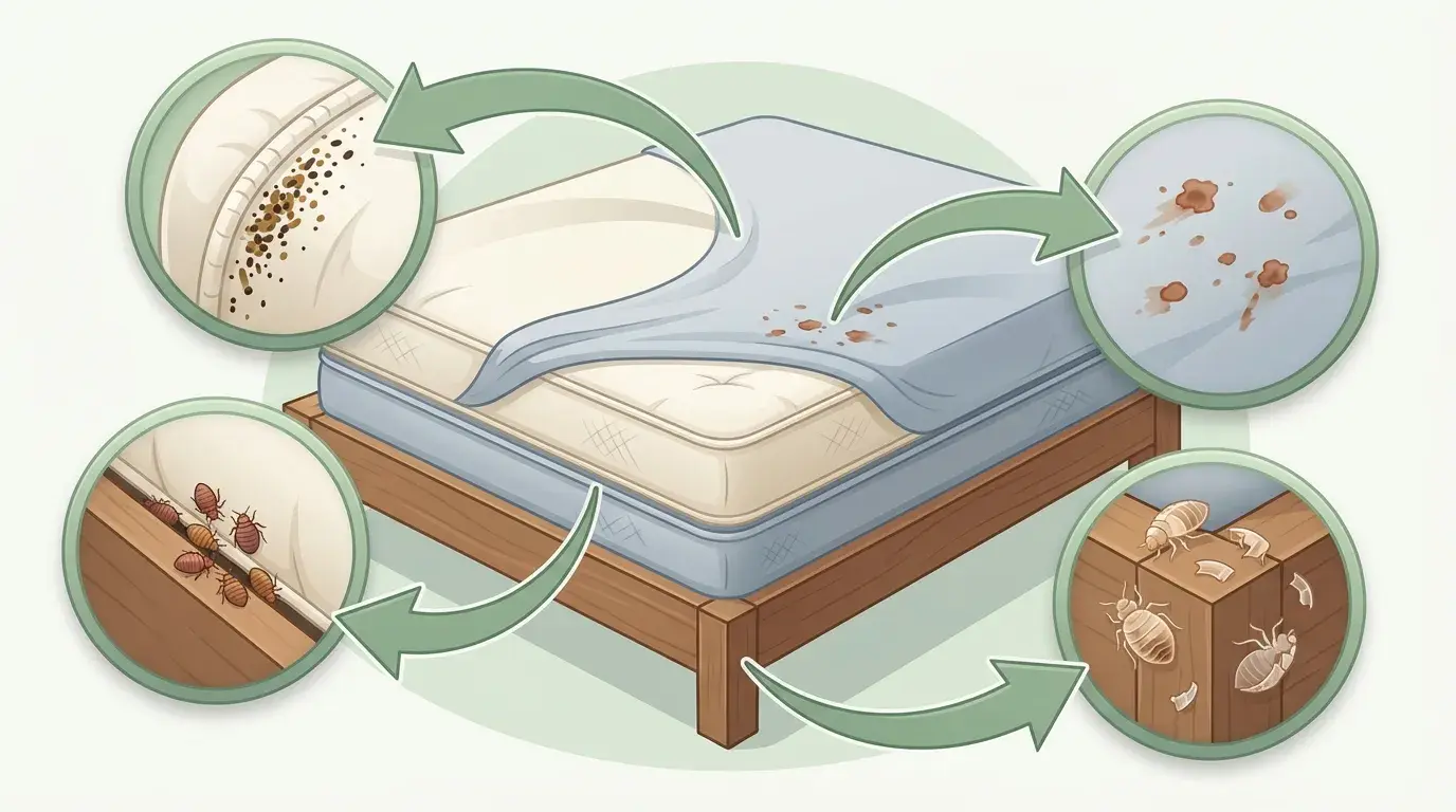 Инфографика: Как да разпознаем признаците на дървеници