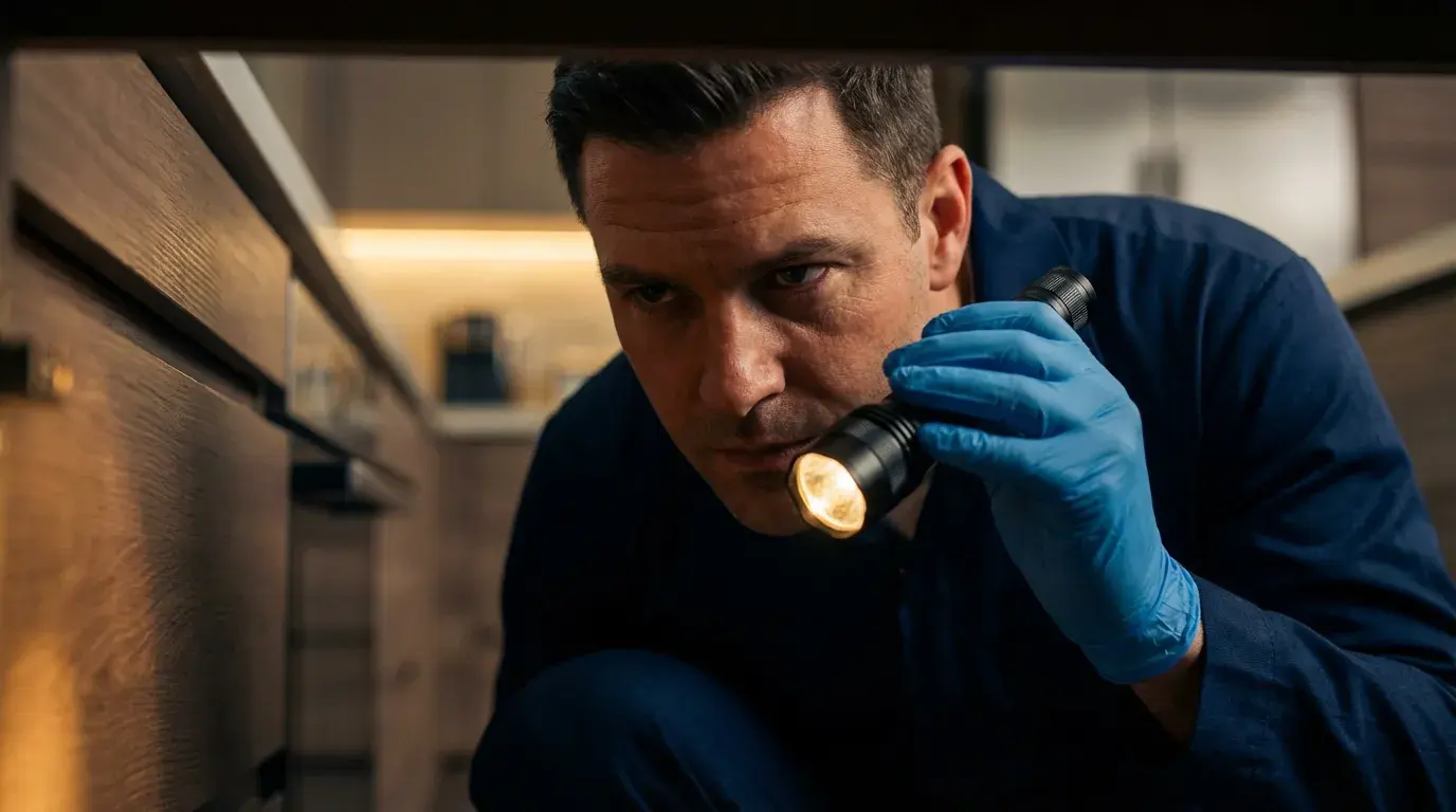 Професионален оглед на обект за борба с вредители от специалист на Биогард